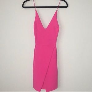 Hot pink Topshop dress